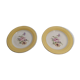 Set of 2 Lunéville plates Saverne porcelain old