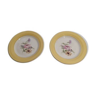 Lot de 2 assiettes Lunéville Saverne