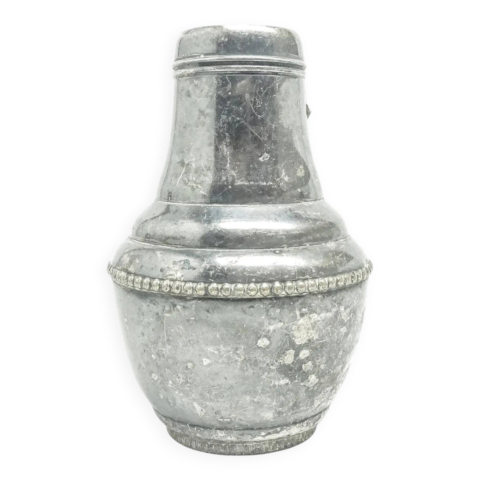 Art Deco vase, silver-plated brass, Sweden, 1930s