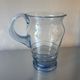 Art Deco blue glass carafe