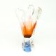 Mid-century modern vase, glass, designed by J. Hospodka, Czechoslovakia, 1960s