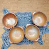 Glazed stoneware terracotta bowl