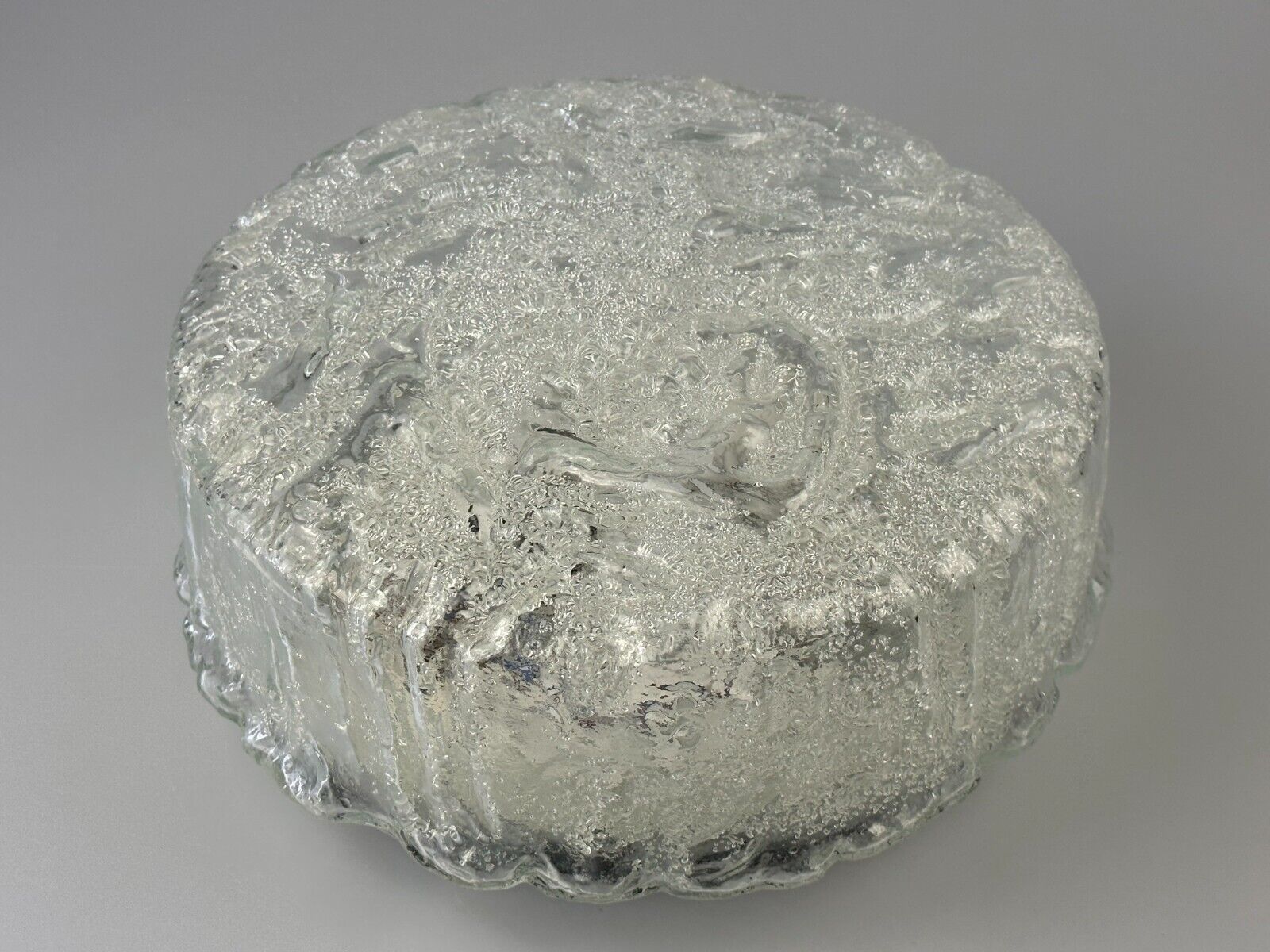 60s 70s ceiling lamp Glashütte Limburg Germany Plafoniere Space Age