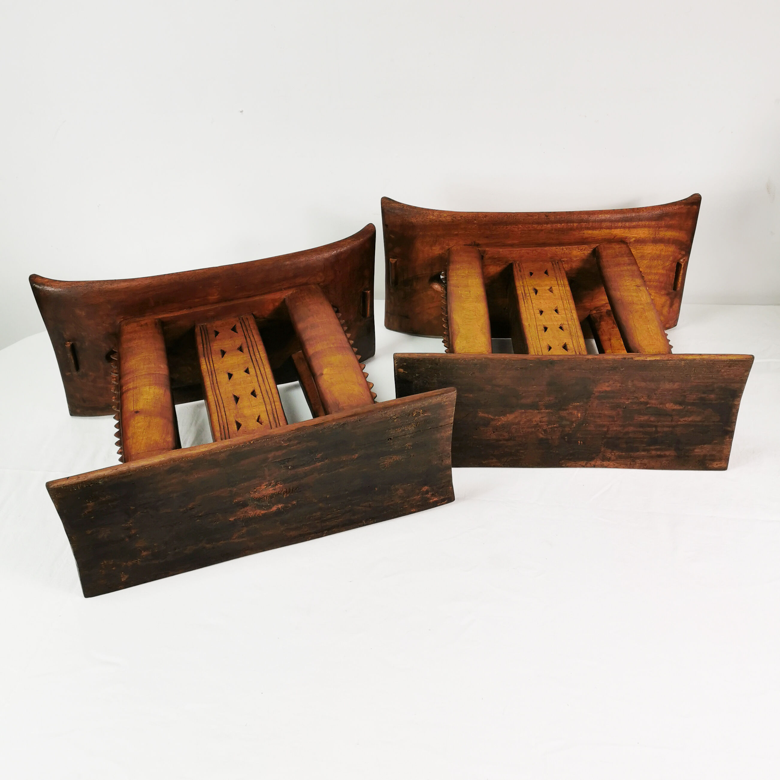 Ashanti-Akan Stools, Gahana, 1950s