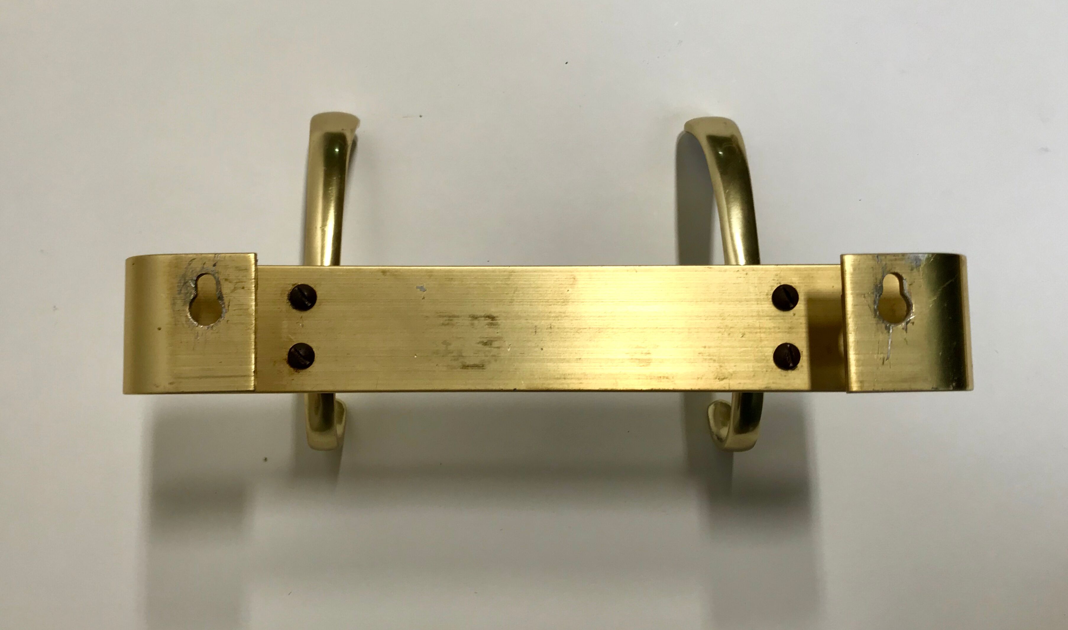 Pair of golden 60s patères