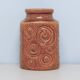 vintage brown fossil West Germany vase by Scheurich