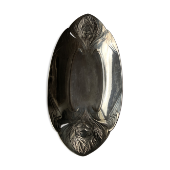 Silver fruit basket