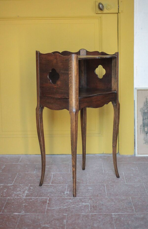 Table de chevet , table de nuit bois, meuble d'appoint, meuble ancien