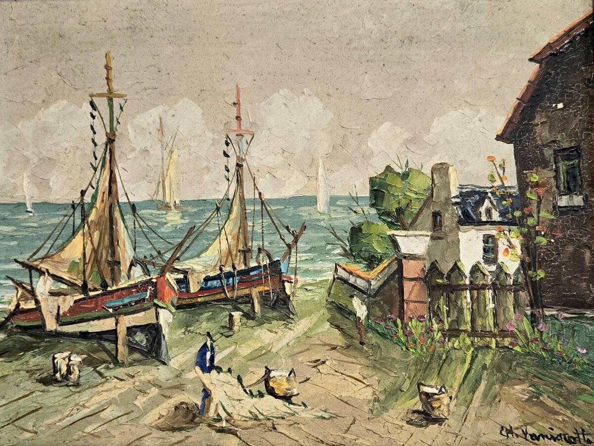 Vaniscotte: oil painting on canvas / view of the North coast