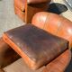 Leather clubs pair from the 1950s