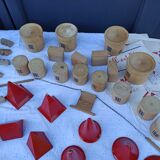 Wooden castle cube construction