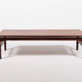 Vintage spectacular veneer coffee table from Saporiti, 1960’s Italy