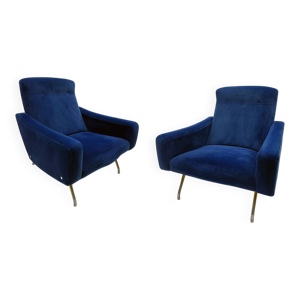 Paire de fauteuils Galion - royal