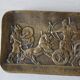 Max Le Verrier – Large bronze platter signed – Lion hunt – 28