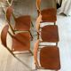 5 beech and teak chairs - Denmark 50s/60s