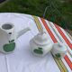 Chocolatiere coffee maker and two sugar bowls, made in Germany, Bavaria, Bareuther, waldsassen, number 283