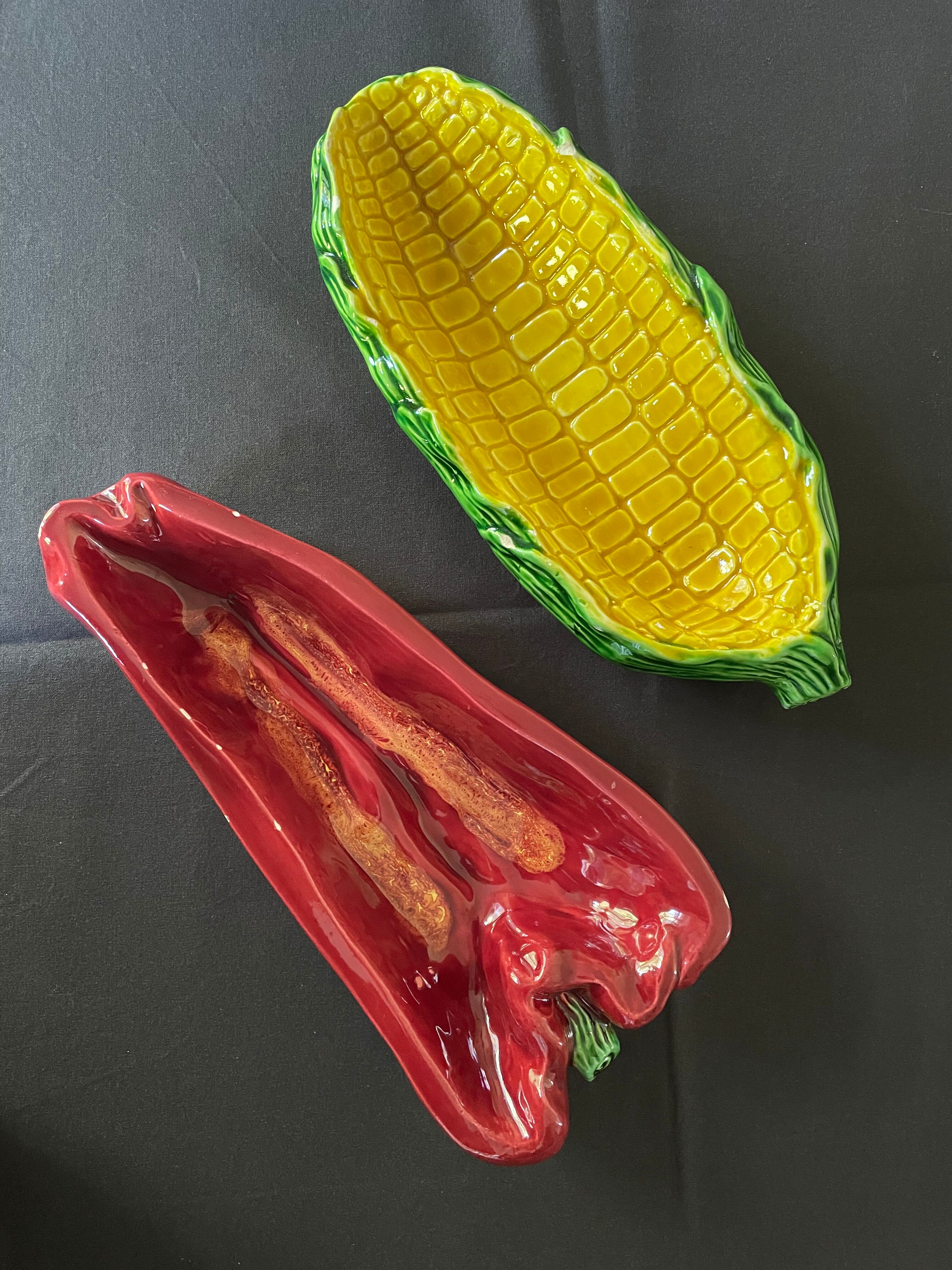 Corn and pepper slurry raviers