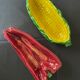 Corn and pepper slurry raviers