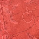 Large red tablecloth for 8 places and napkins