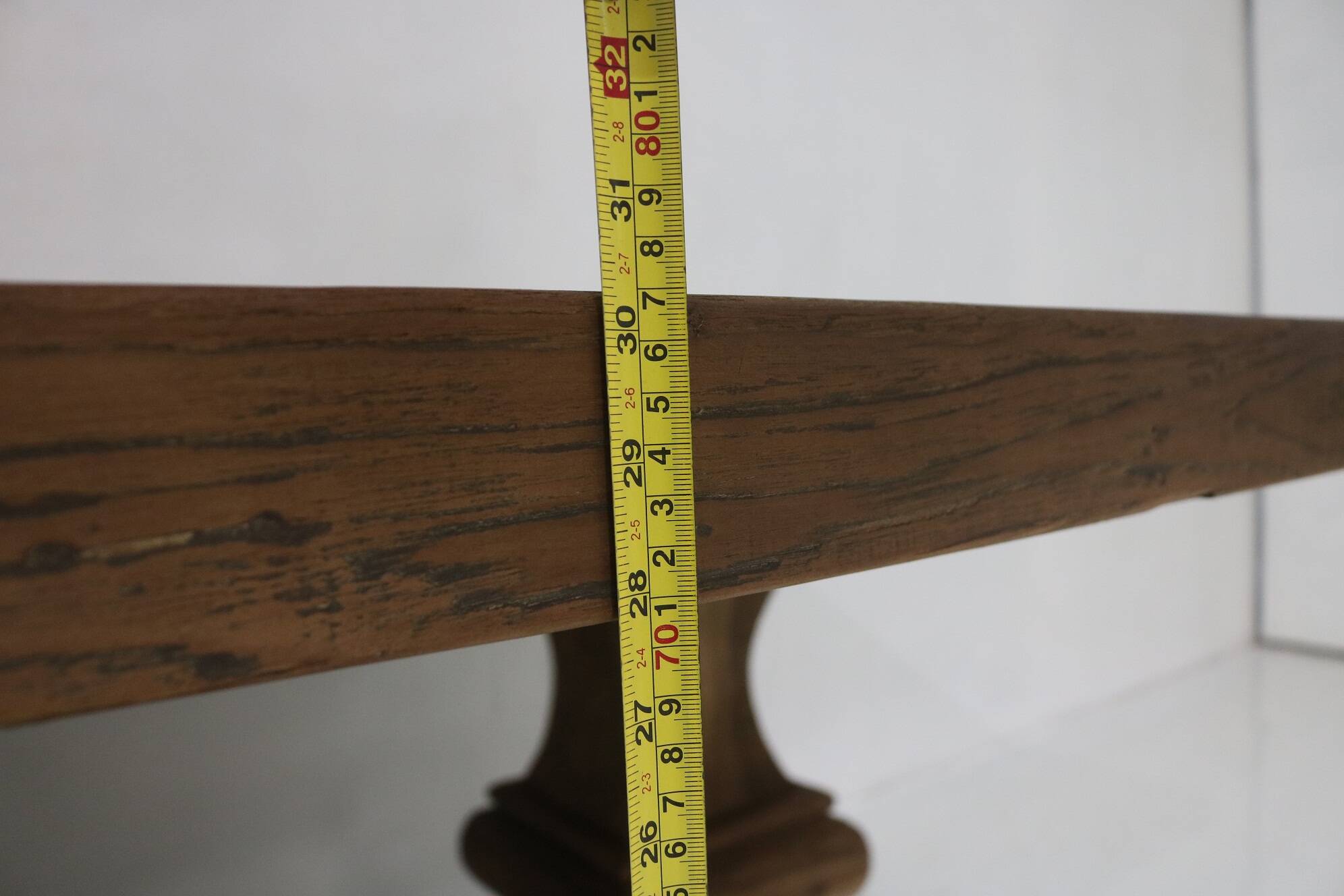 Solid oak monastery table - length 400 cm