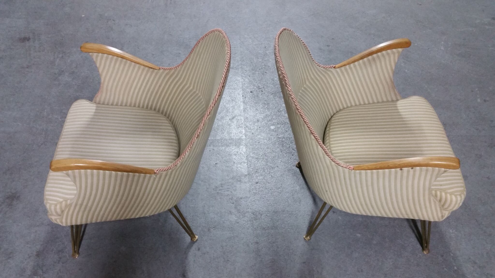 Paire de fauteuils années 50/60