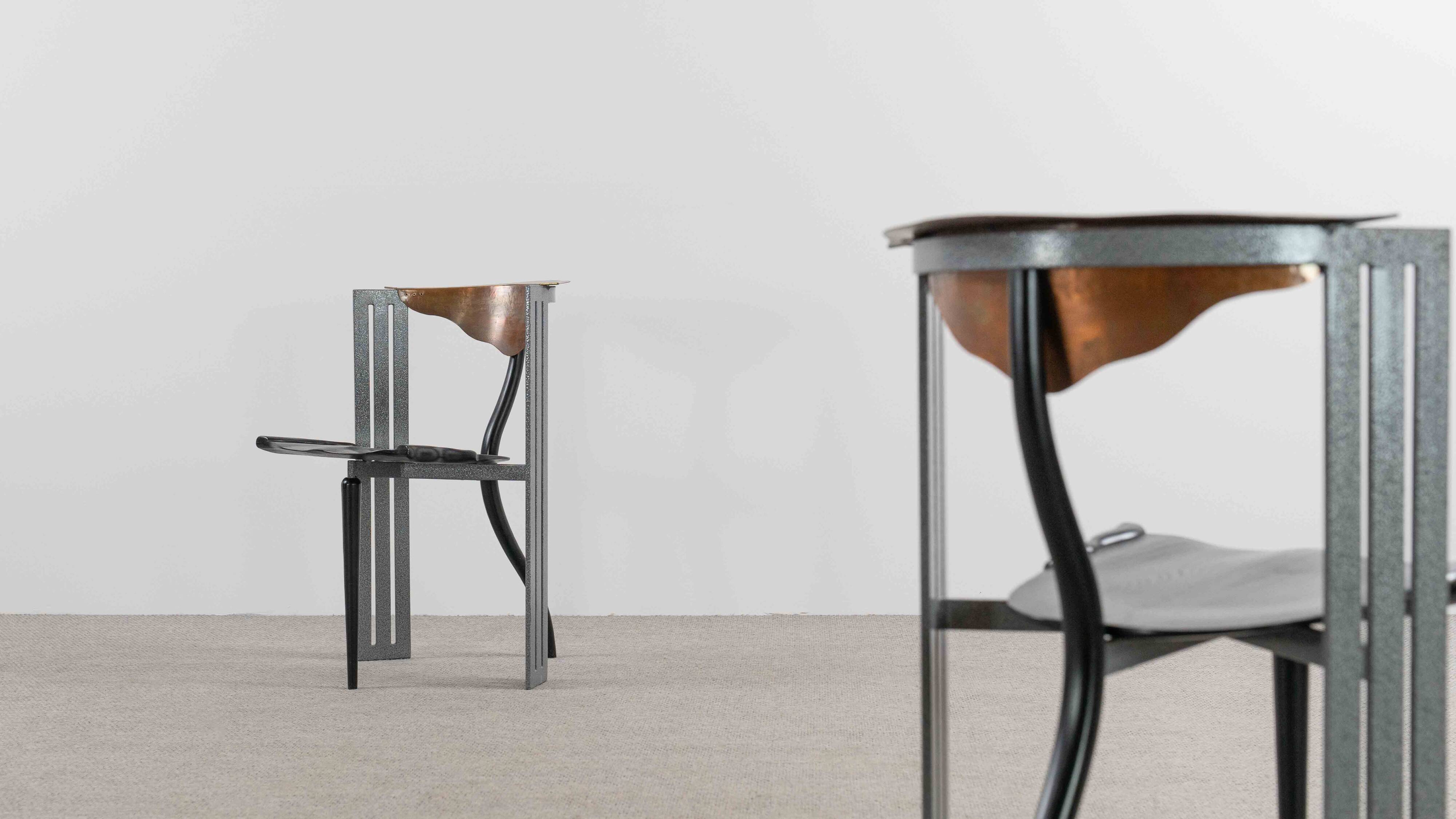 Pair Ota Otanek Chairs by Borek Sipek fort Vitra