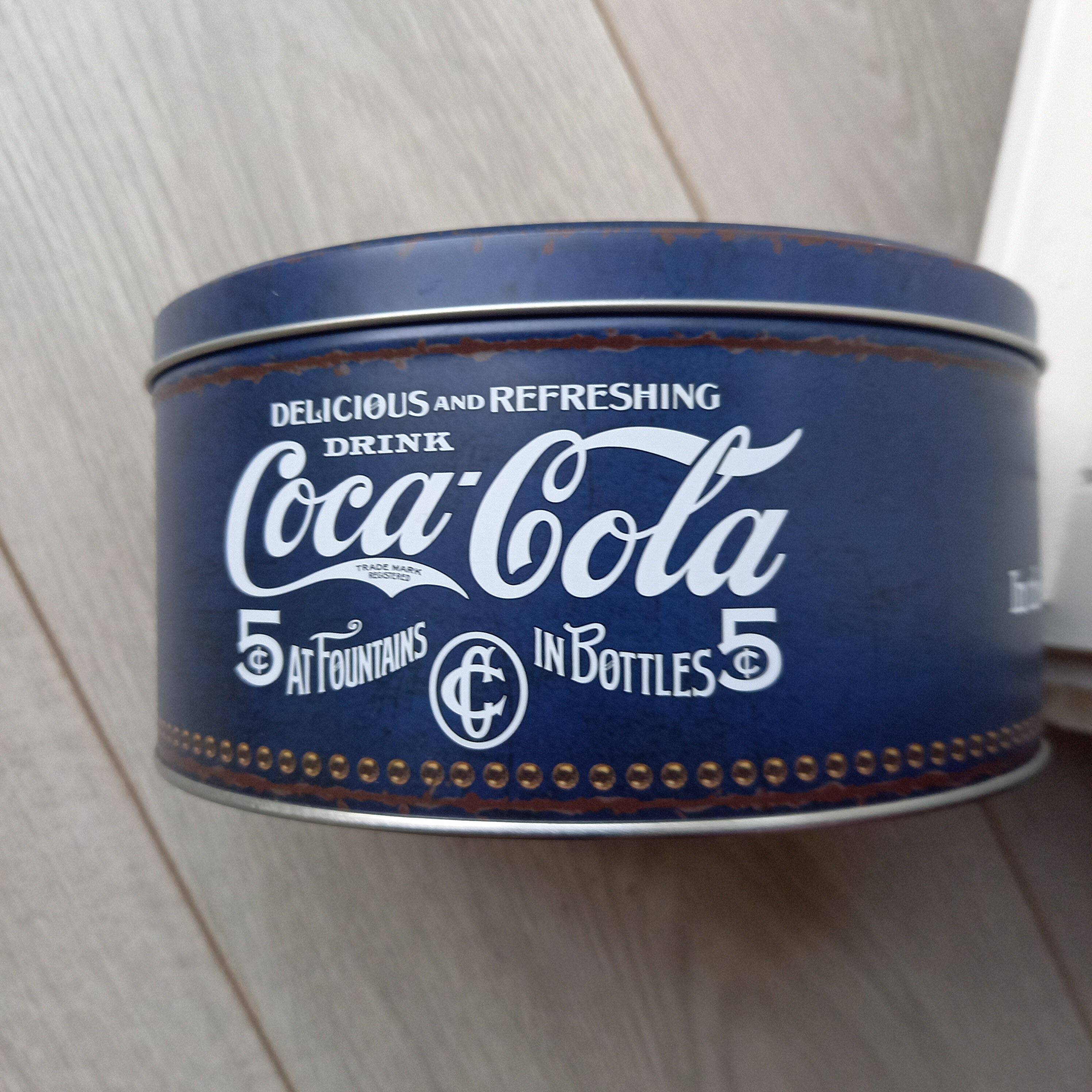 Vintage Coca Cola metal box