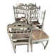 Old carved wood chairs