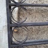 Wrought iron garden grids