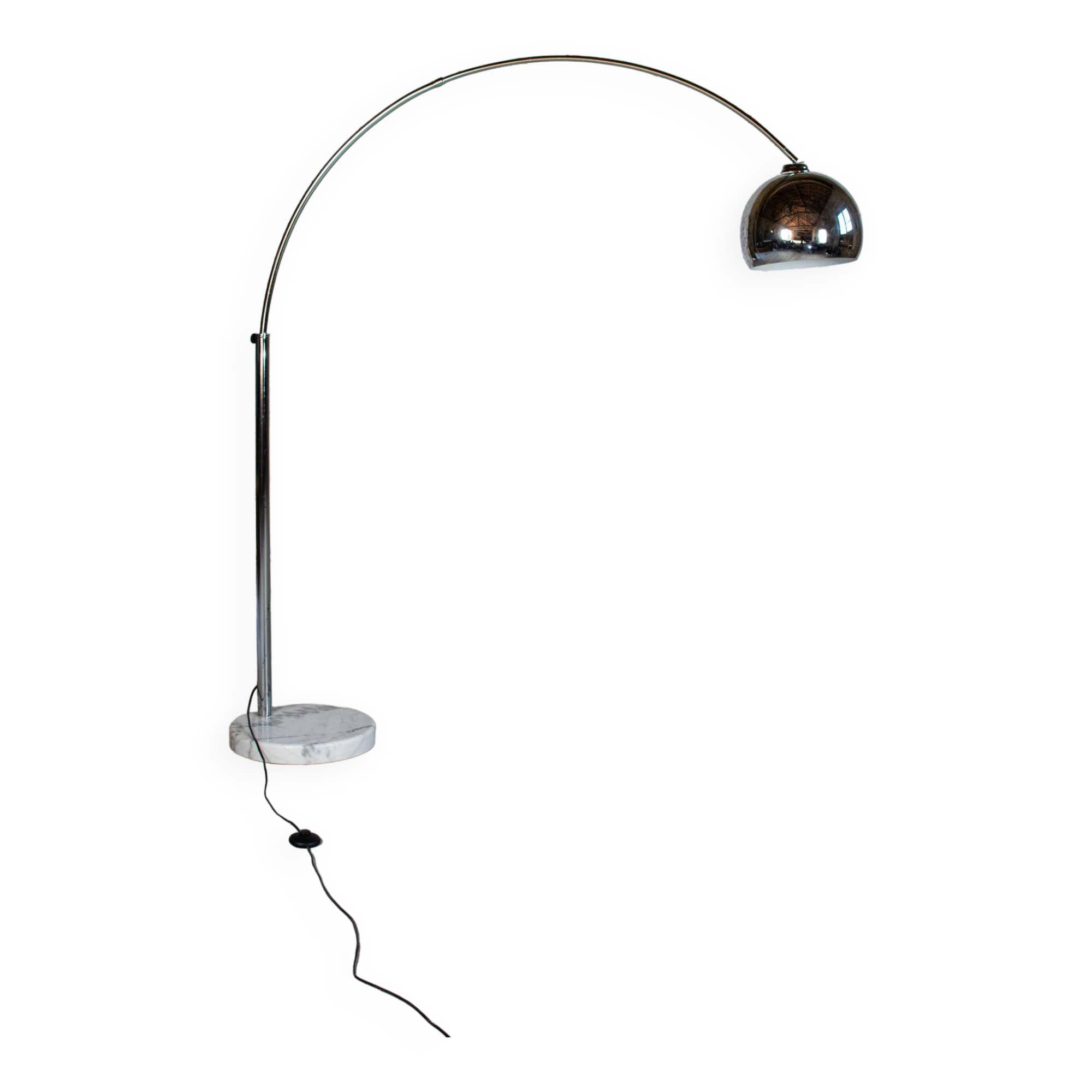 Vintage arc floor lamp, 1970s