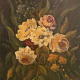 Tableau nature morte aux fleurs
