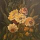 Still life painting with flowers