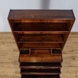 Bibliothèque en palissandre du milieu du siècle