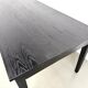 Large burnt wood table Shou Sugi Ban - 300 x 90 cm
