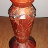 Wooden candlesticks