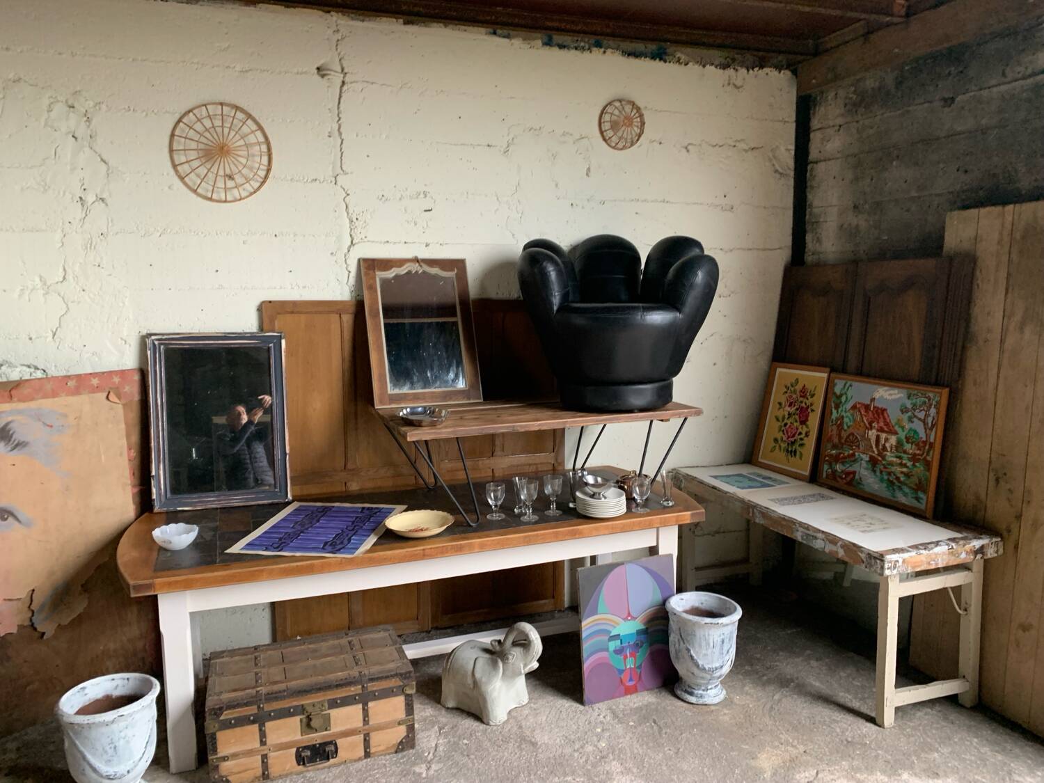 Vintage & contemporary coffee table