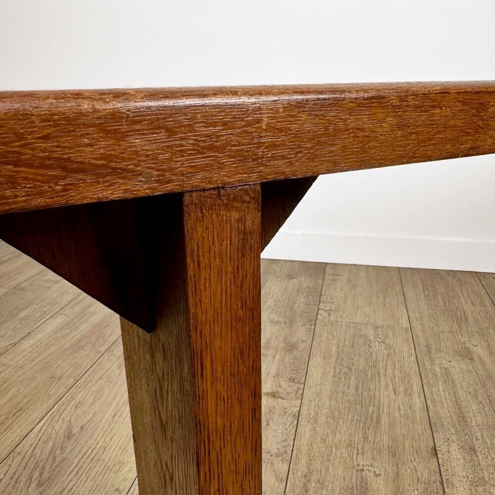 Handcrafted oak bench