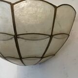 Pair of mother-of-pearl wall lights