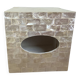 Boîte pour mouchoirs bois et nacre