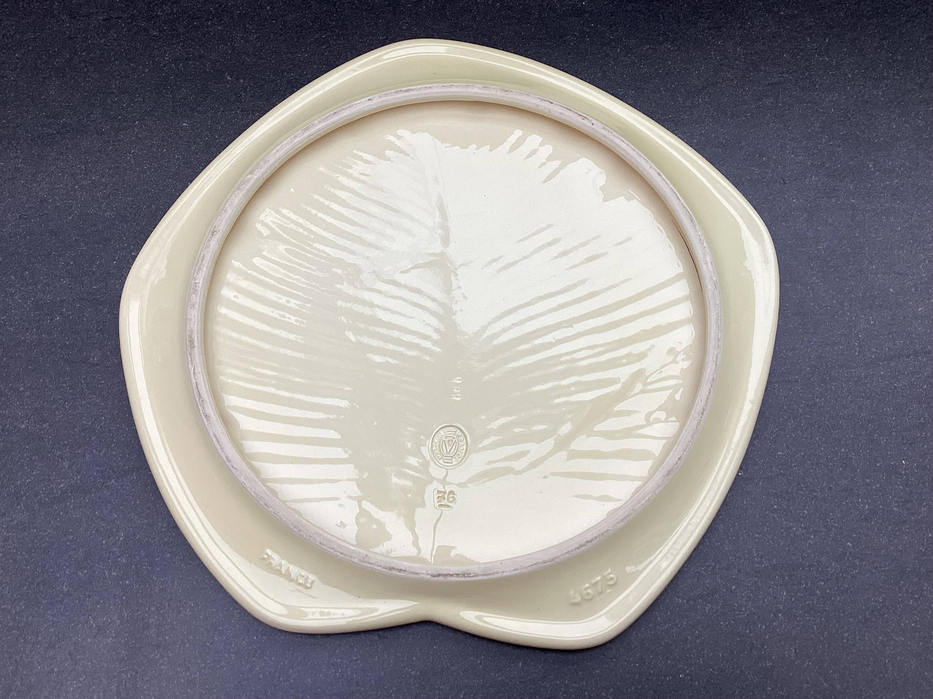 Ceramic cheese plate or platter by Verceram, 1950s-60s.