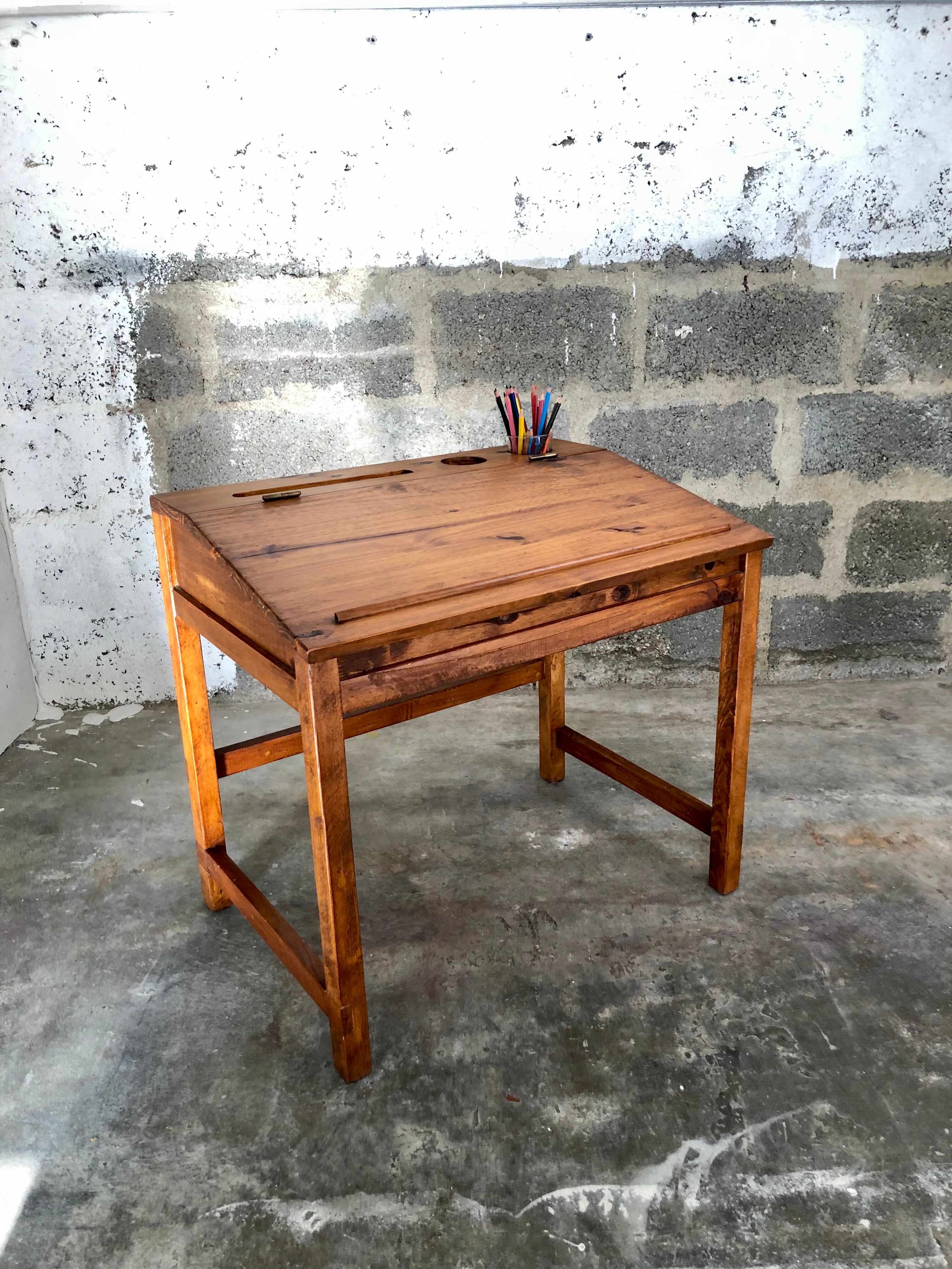 Children's desk with box