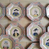 18 Henriot Quimper plates