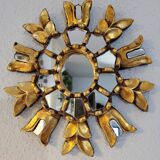 Cusco mirror in gilded wood