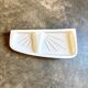White earthenware wall-mounted soap dish no. 2