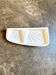 White earthenware wall-mounted soap dish no. 2