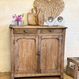 Parisian raw wood buffet