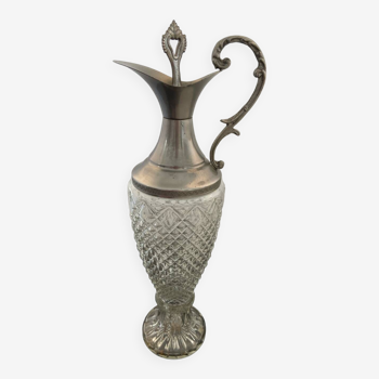 Green and pewter ewer