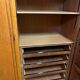 Armoire penderie dressing pied compas vintage design 60/70