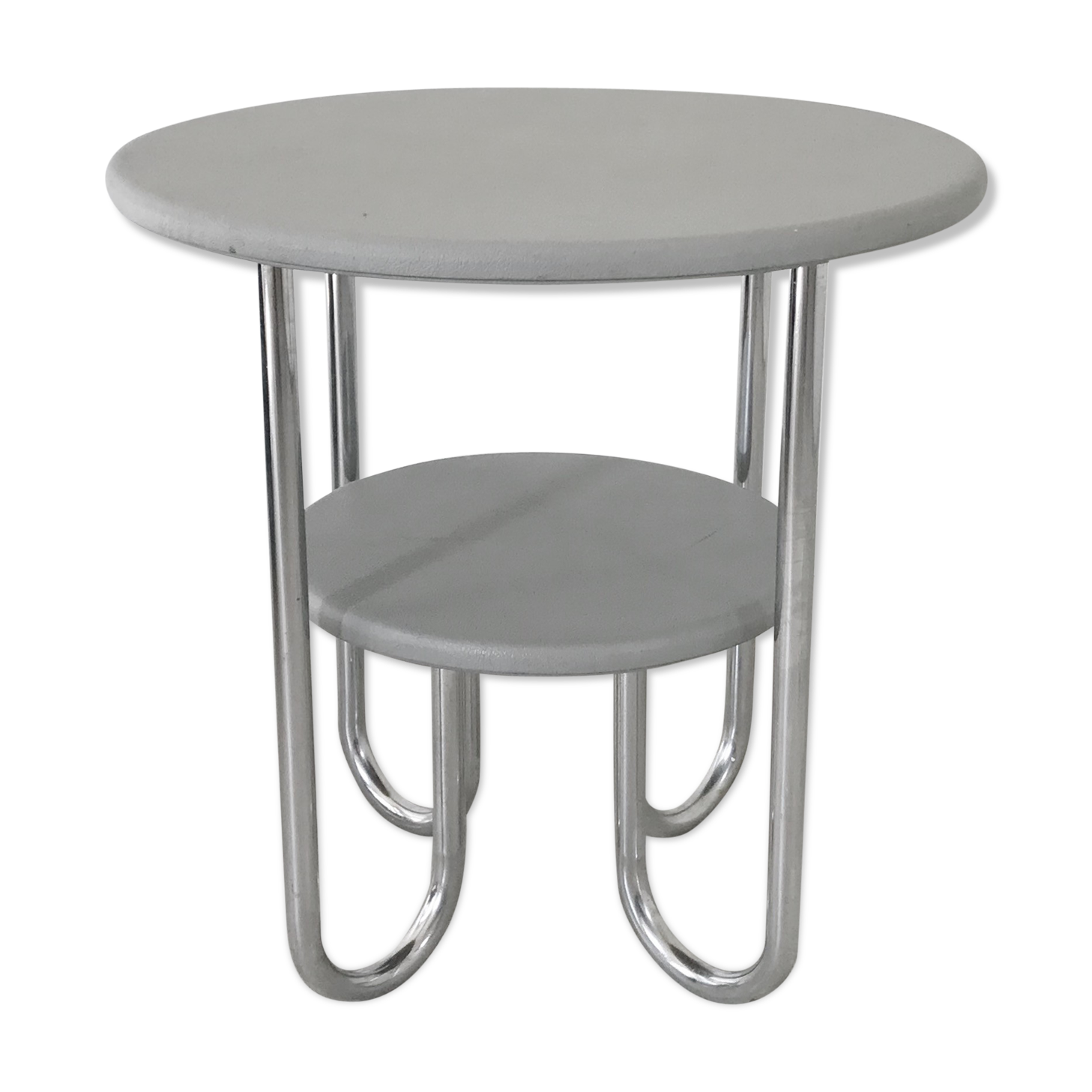 Beautiful round side table from 1950