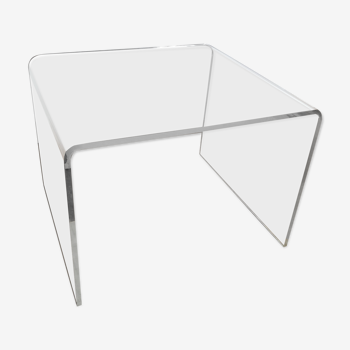 Plexiglass design sofa end